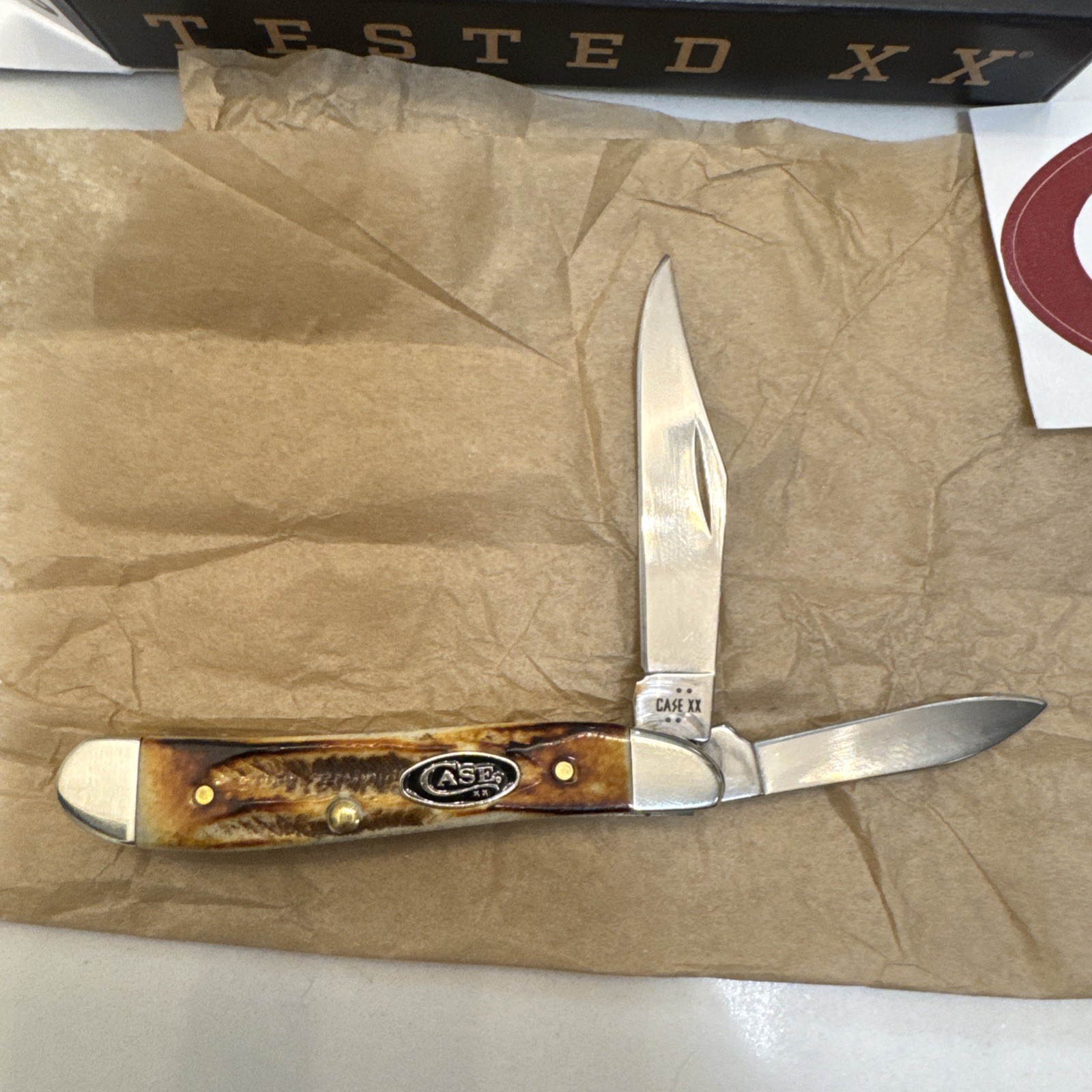 Case 6.5 Bonestag Peanut 6.5220 Stainless Steel USA