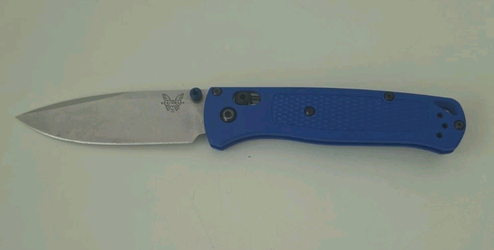 Benchmade 535 BUGOUT BLUE GRIVORY S30V Stainless Steel (58-60HRC) Folding Knife