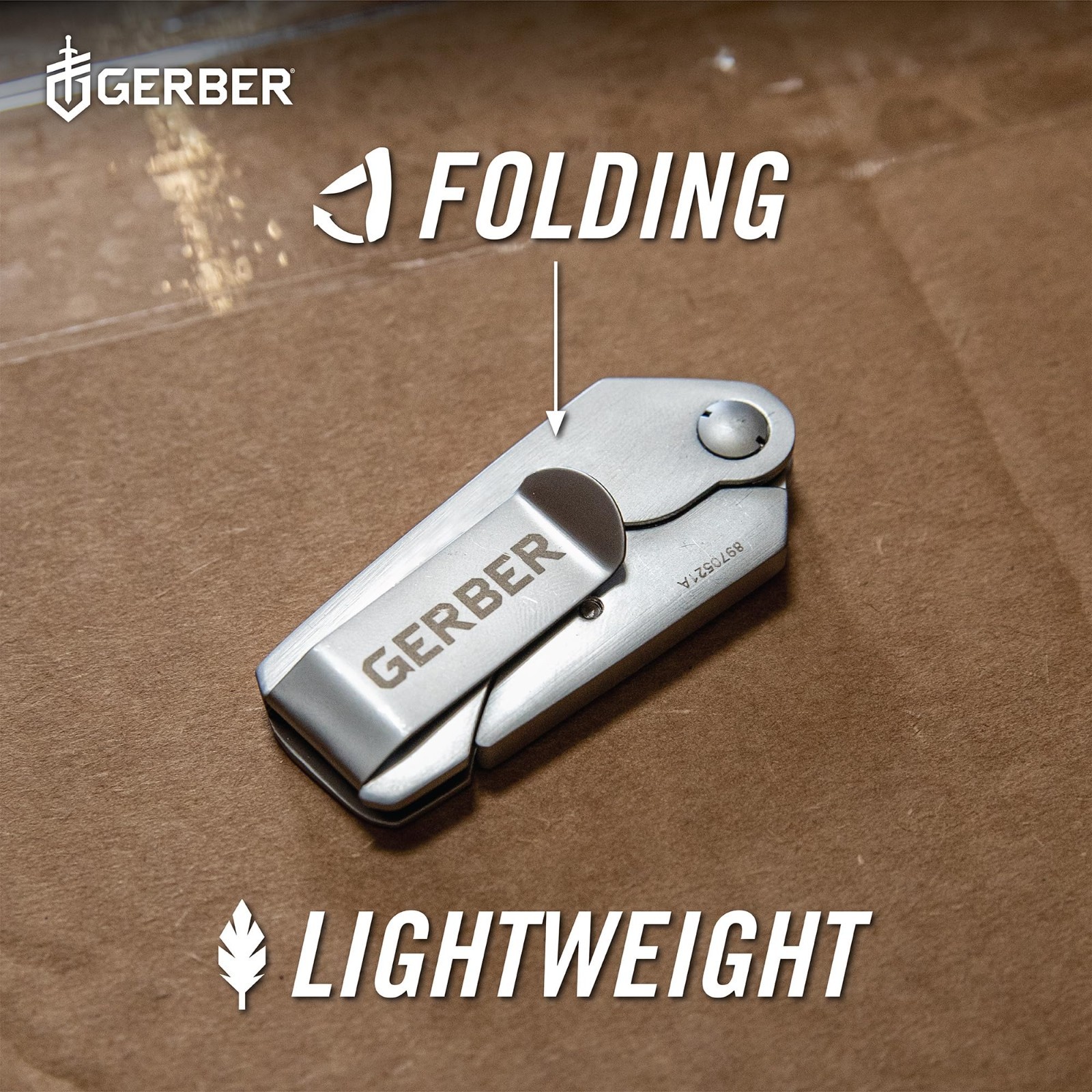 Gerber Gear EAB Pocket Razor Knife with Money Clip – EDC Gear Folding Stainless
