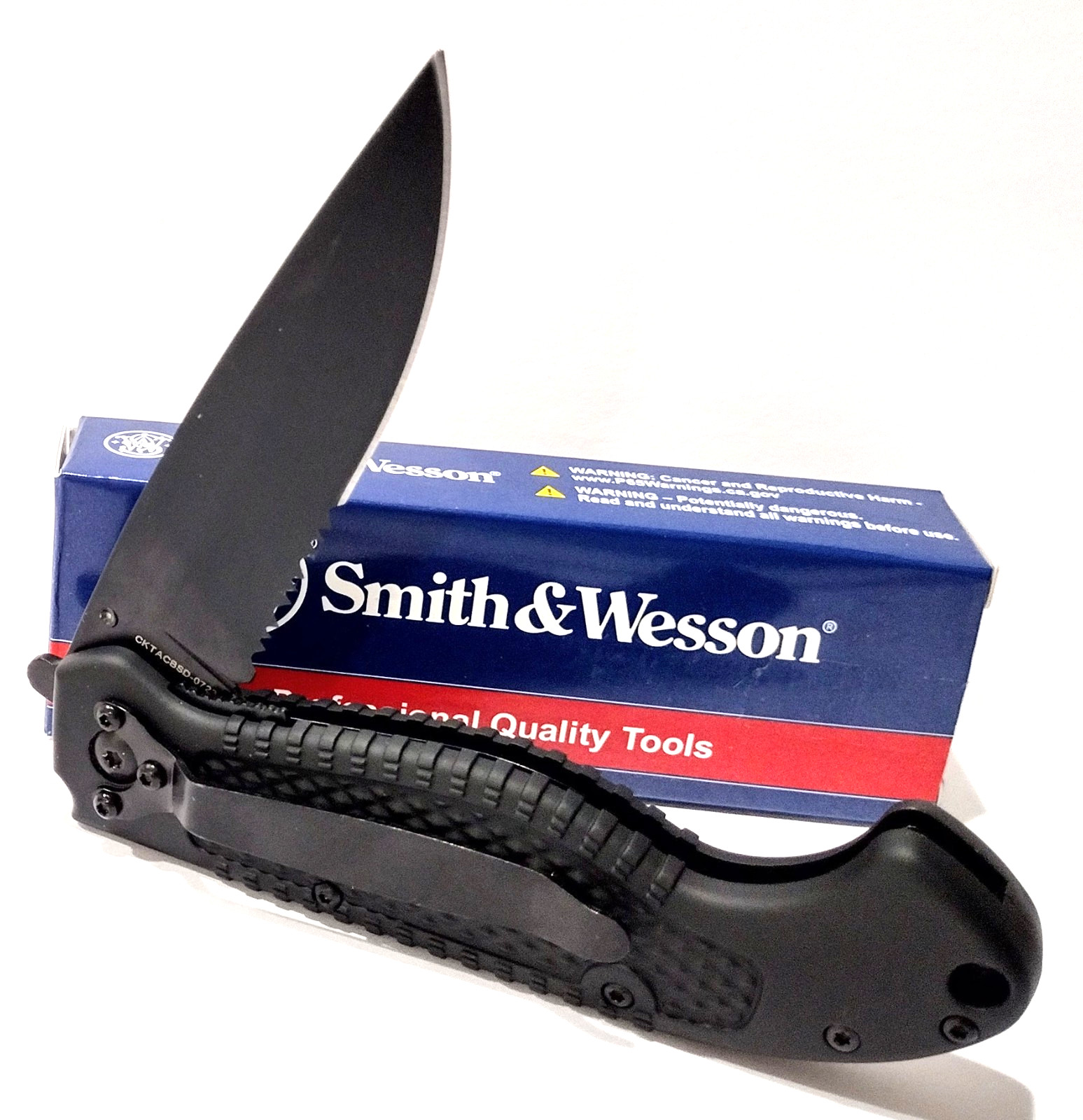 Smith & Wesson Black Tanto Blade Everyday Special Tactical Folding Pocket Knife