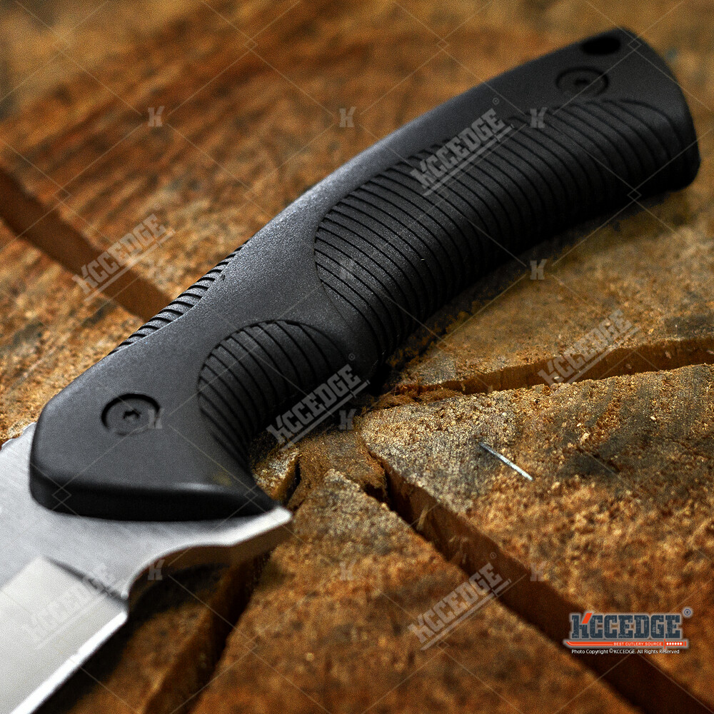 9″ Combat FIXED BLADE KNIFE 2 Colors SURVIVAL w/ Kydex Sheath & Paddle Clip