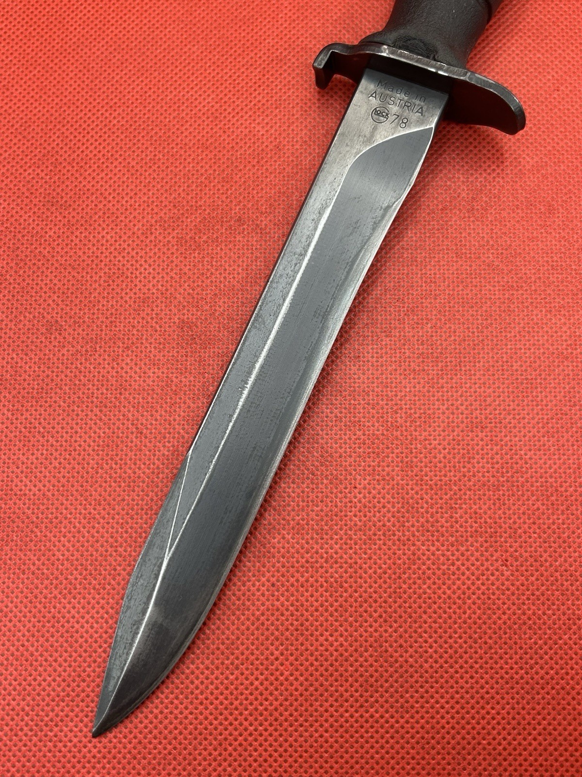 🔪GLOCK 78 1st Gen. Round Logo, 6″ Fixed Blade Commando Knife-& Sheath, Austria