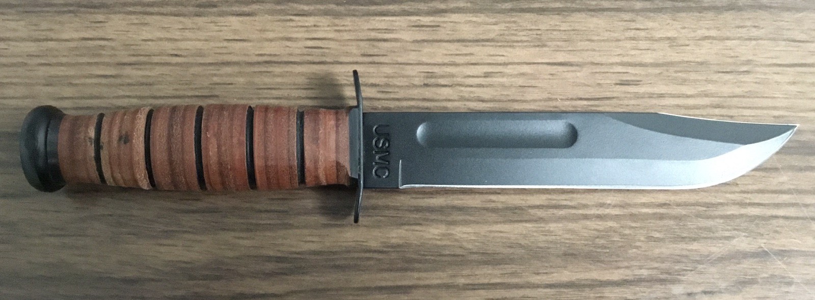 Vintage Ka-Bar U.S.M.C. Fighting Knife 1217 W/Sheath. NOS IN BOX WITH PAPERS