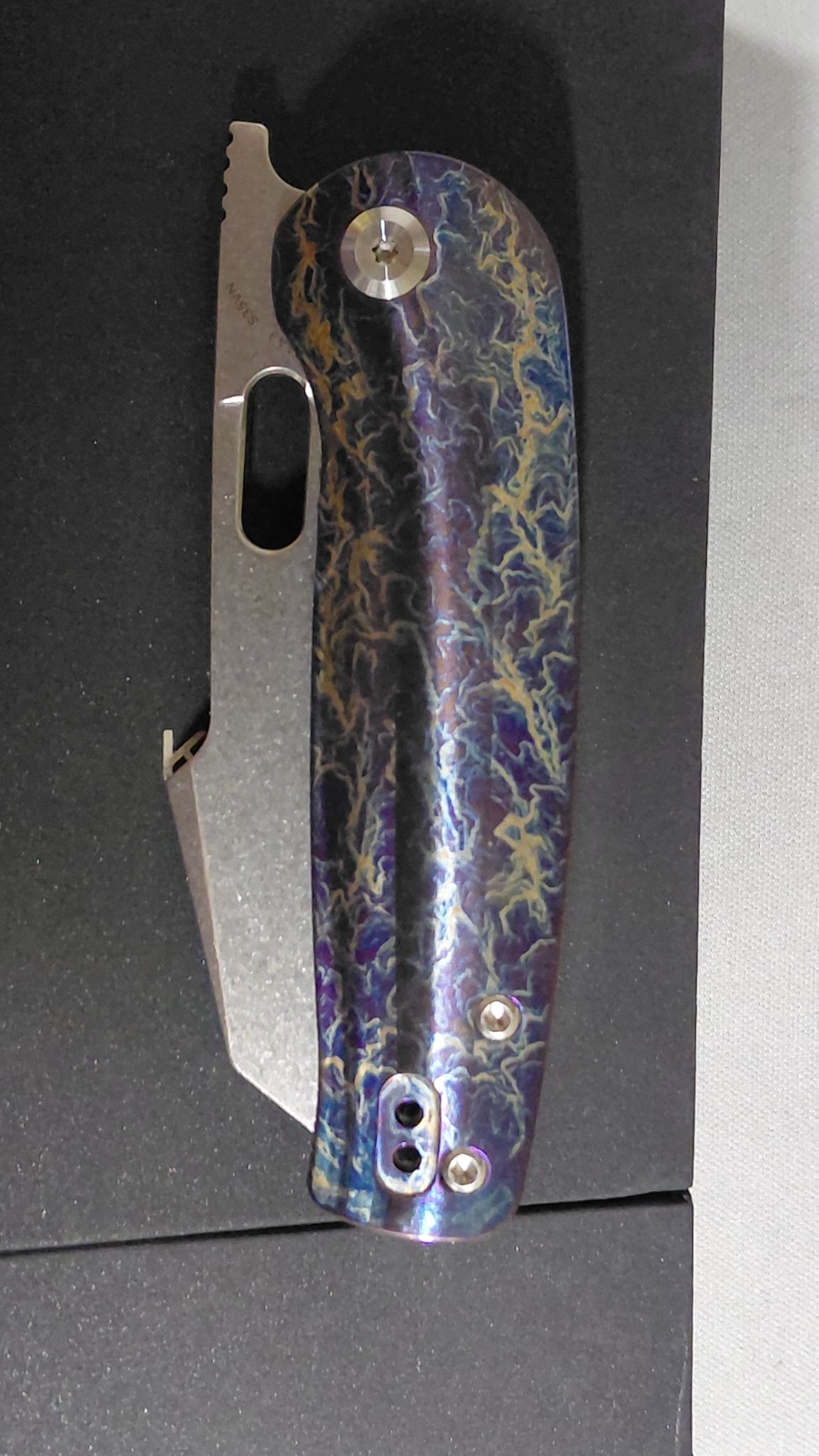 Kansept Orlok Nested Folding Knife 3″ CPM S35VN Steel Blade Titanium Handle