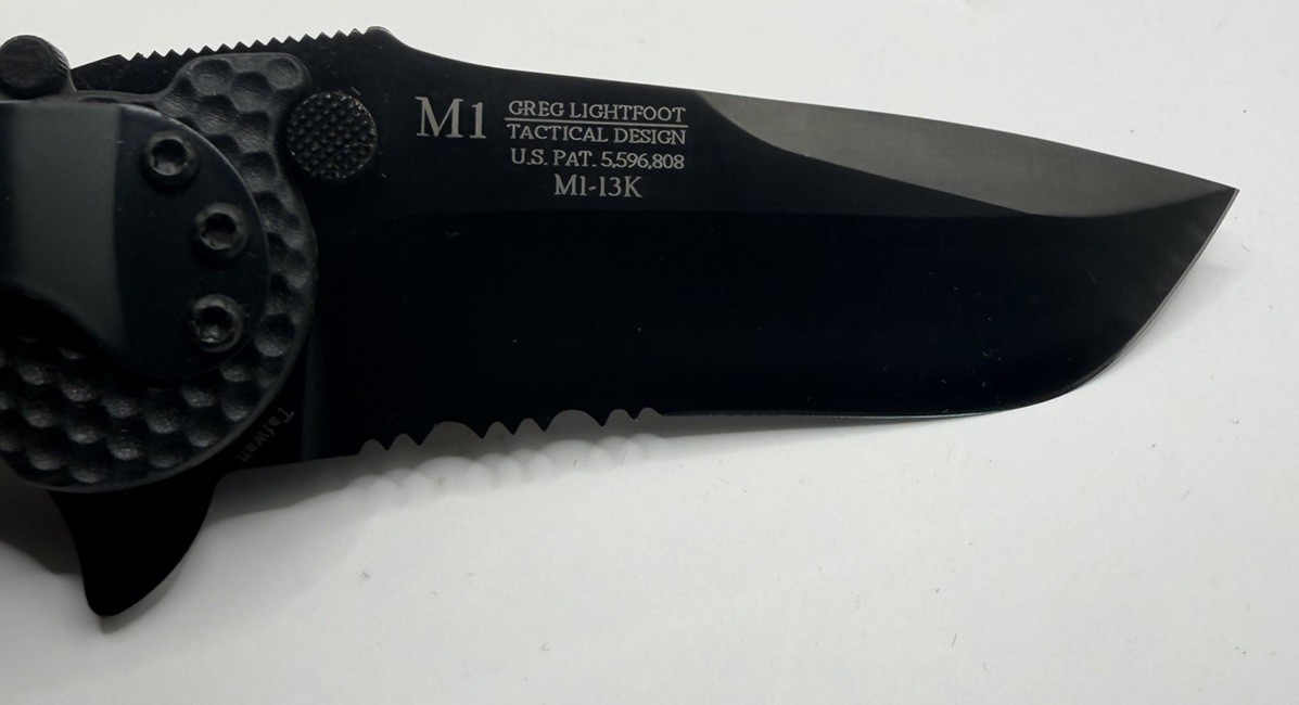 VINTAGE CRKT M1-13K Lightfoot M1 Greg Lightfoot Tanto Folding Knife NOS