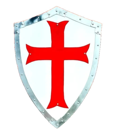 Medieval Knight Cross Battle Armour shield Templar COSPLAY Larp shield