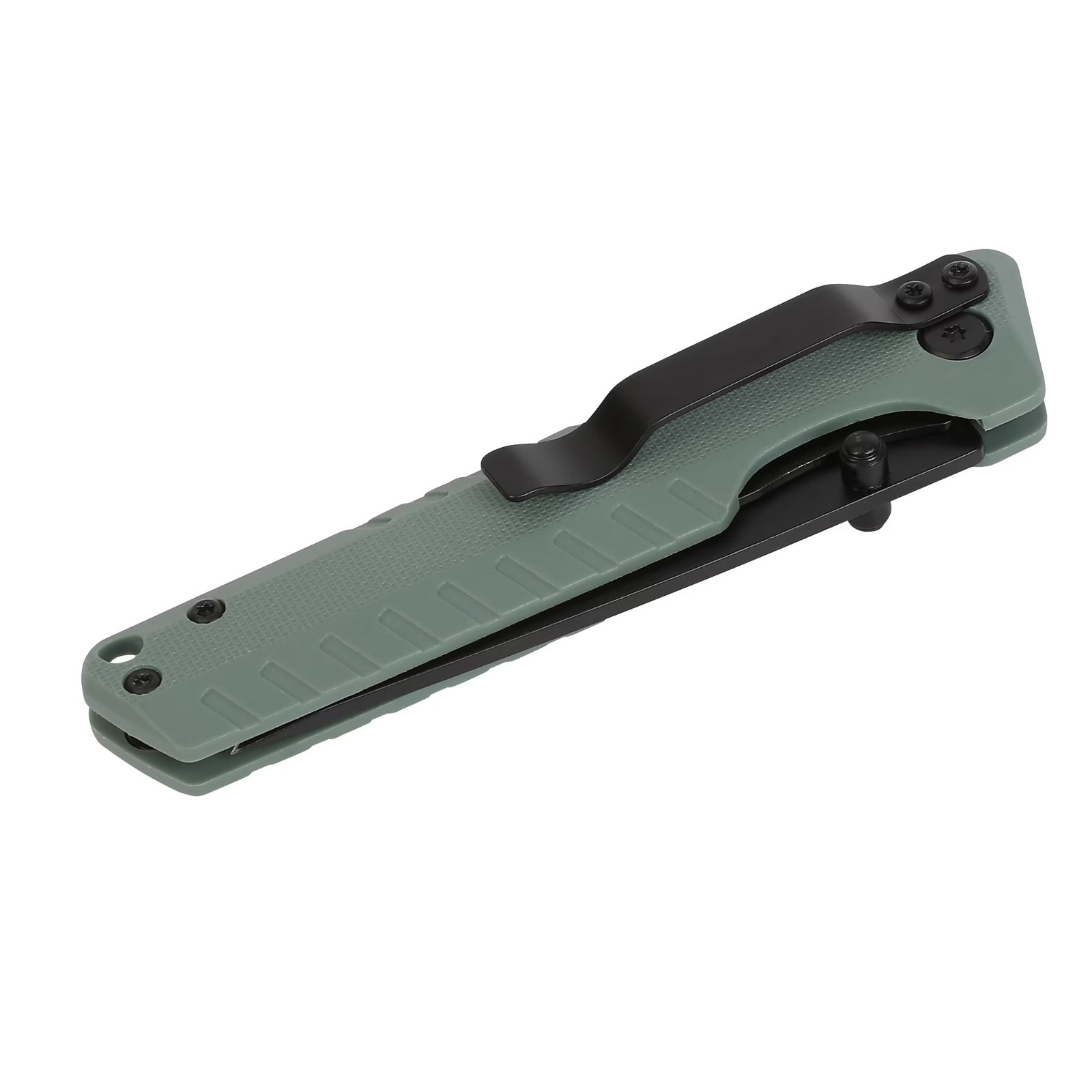 Ozark Trail Shadow 7.5 in Tanto Folding Knife, 3.25 in Stainless Steel