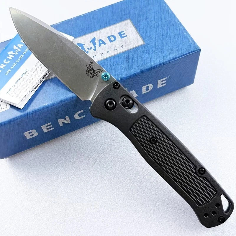 Benchmade Bugout CU535-SS CPM-S30V Drop-Point Black Grivory Handle Folding Knife