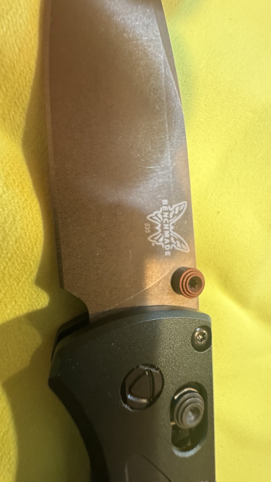 Benchmade Bugout 535FE-2602 2026 Seasonal Drop. Aluminum And Micarta Handle. S90
