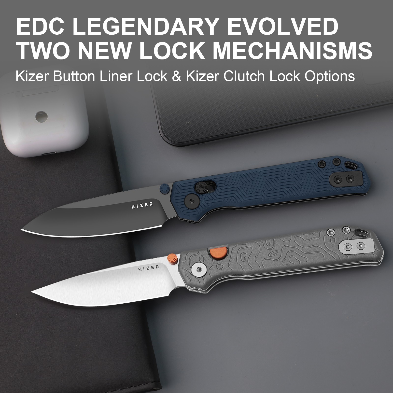 Kizer Begleiter 2.9 EDC Folding Pocket Knife S35VN Blade Aluminum Handle