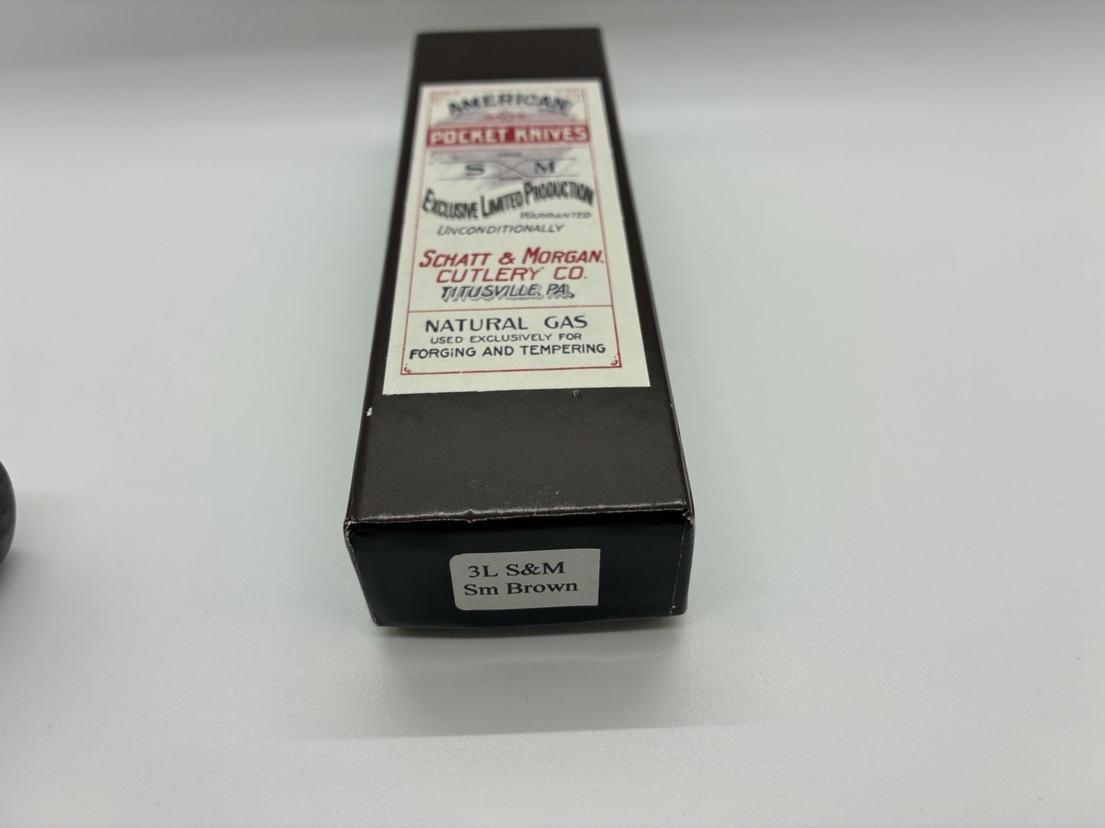 SCHATT & MORGAN 04113L MOUNTAIN MAN LOCKBACK 2005 SMOOTH BONE 1 of 100