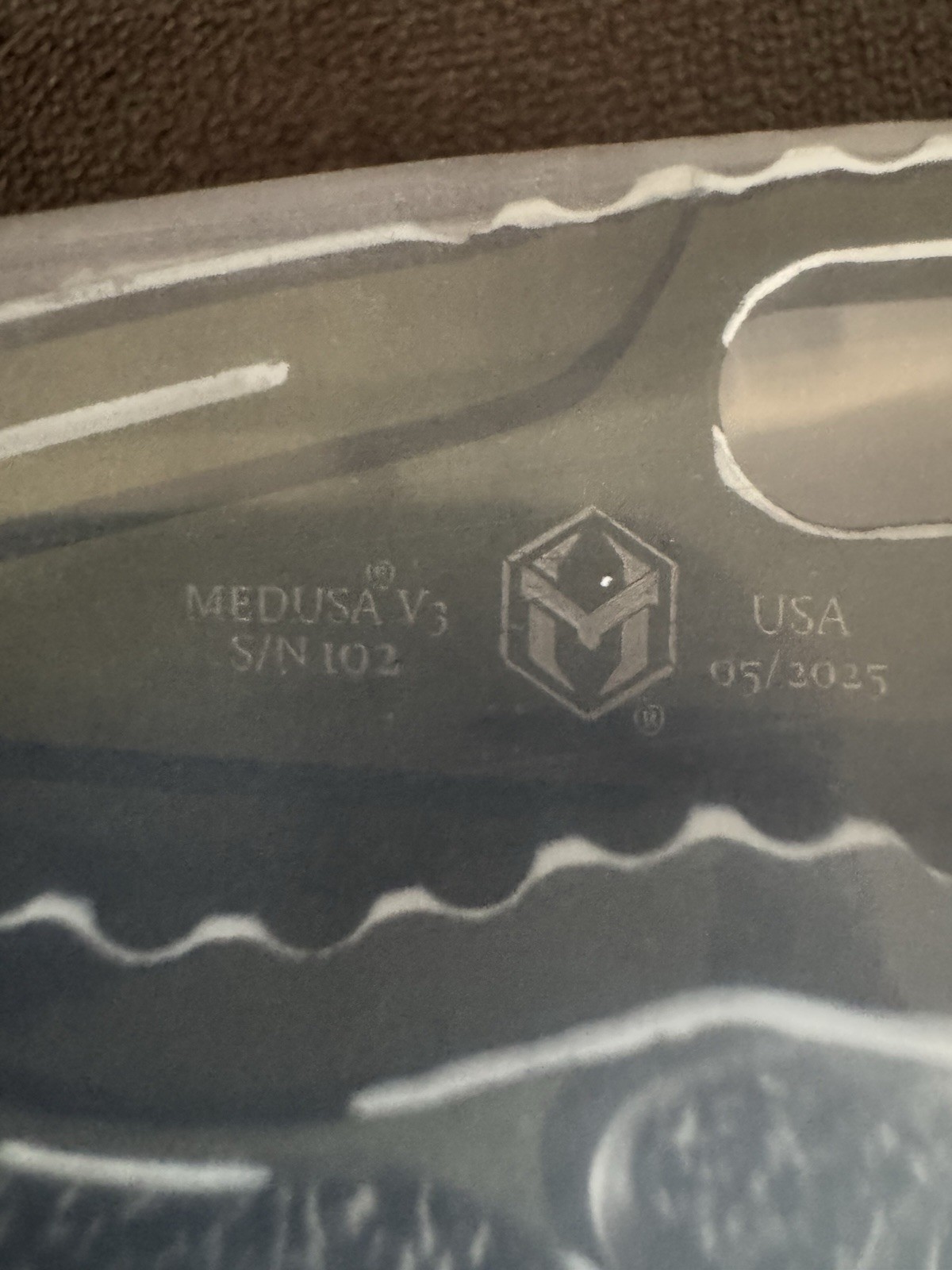 Heretic Knives Medusa Cel Shade OD Green Magnacut Blade *Never Opened*