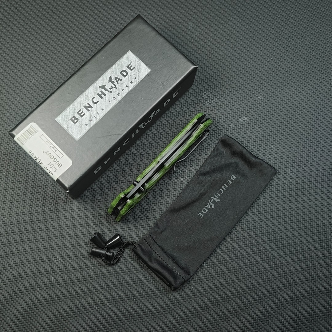 Benchmade Bugout 1401 CPM-S30V Green G10 Spear Point EDC Knife