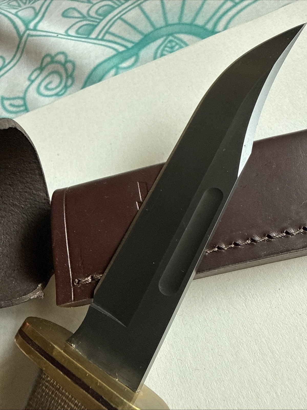 Buck 119 Knife 2024 National Knife Day Limited Run 0119BO 27-B/sheath.USA￼