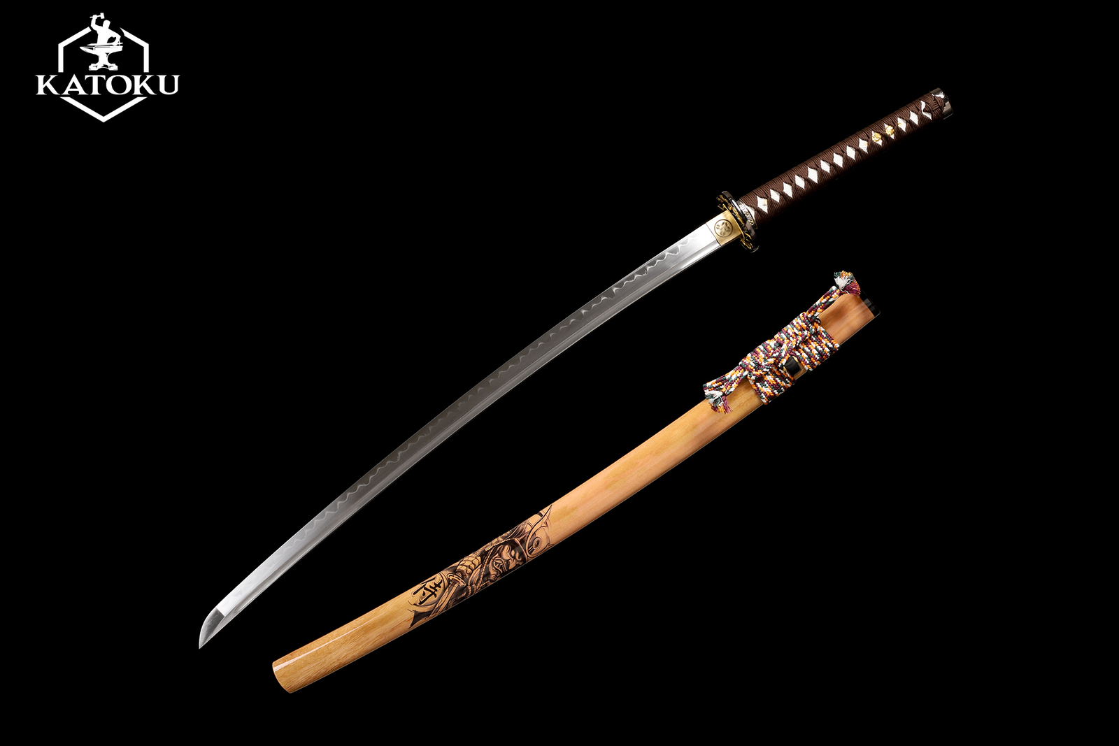 T10 Steel Clay Tempered Japanese Samurai Katana Sword Razor Sharp Full Tang