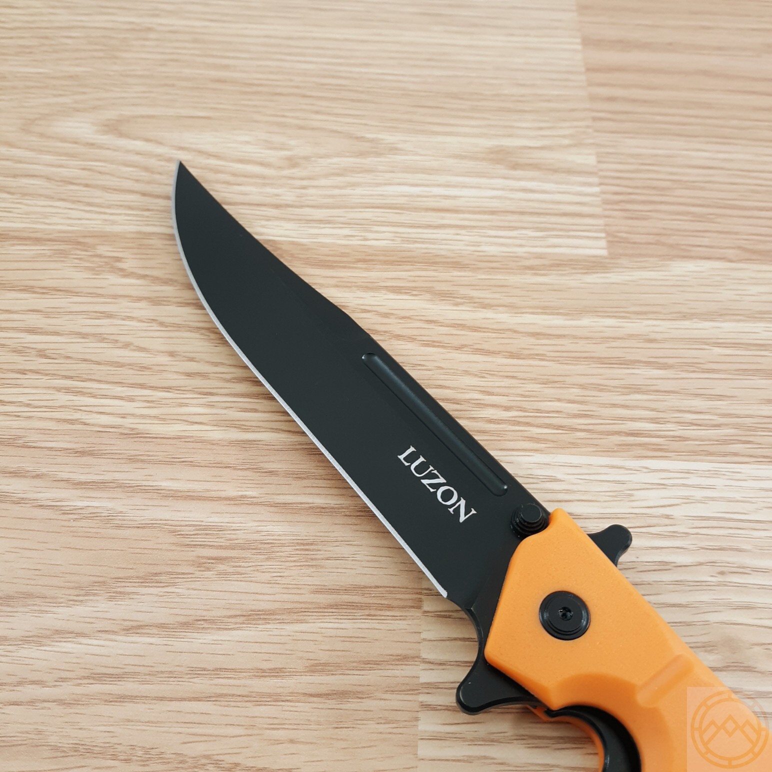 Cold Steel Large Luzon Folding Knife 6″ 8Cr13MoV Steel Blade Orange GFN Handle