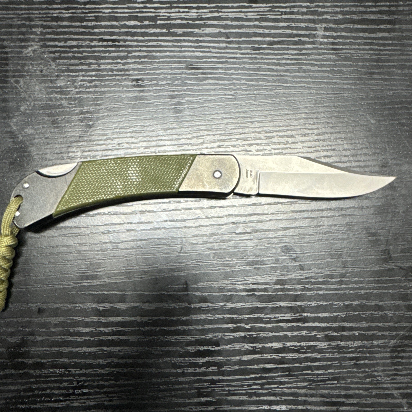 Kershaw Wildcat Ridge 3140 Green ABS plastic Scales Made In Japan W/sheath