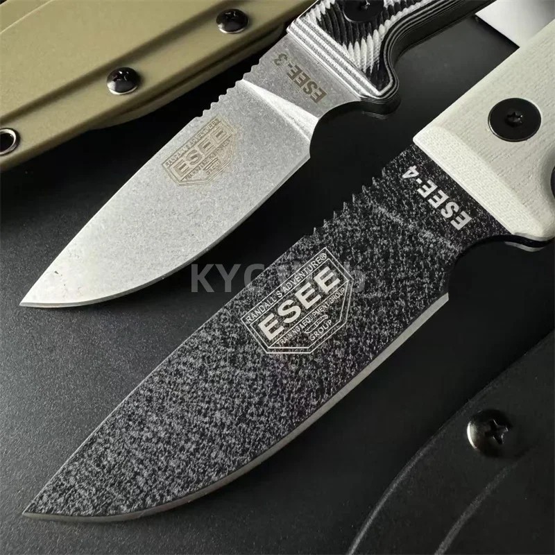 ESEE Series S35VN Stainless Steel Blade Knife G10 Linen Handle Multi-function…