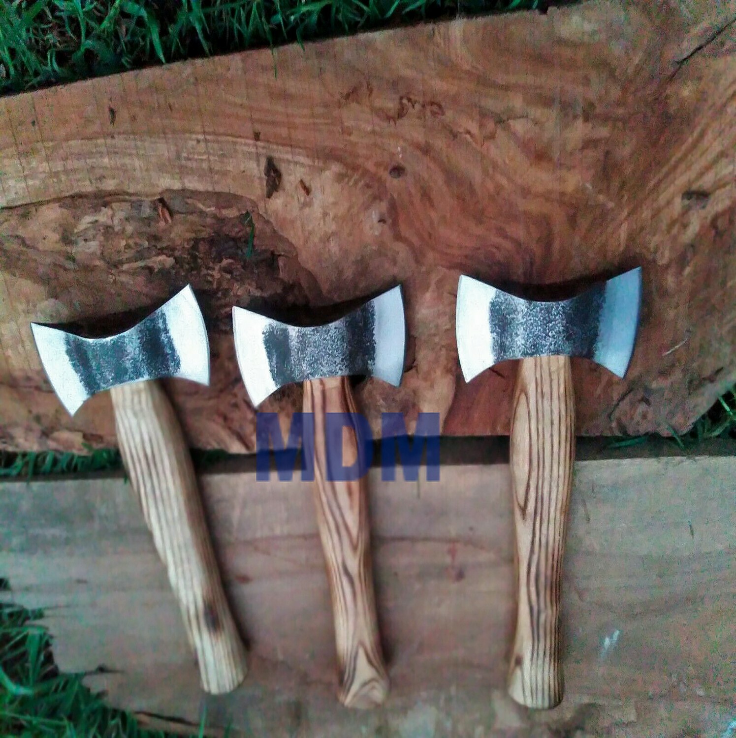 Lot of 3 x Throwing-Axes, Tomahawk Throwing-Axe Blade, Set of 3 x Throwing Ax