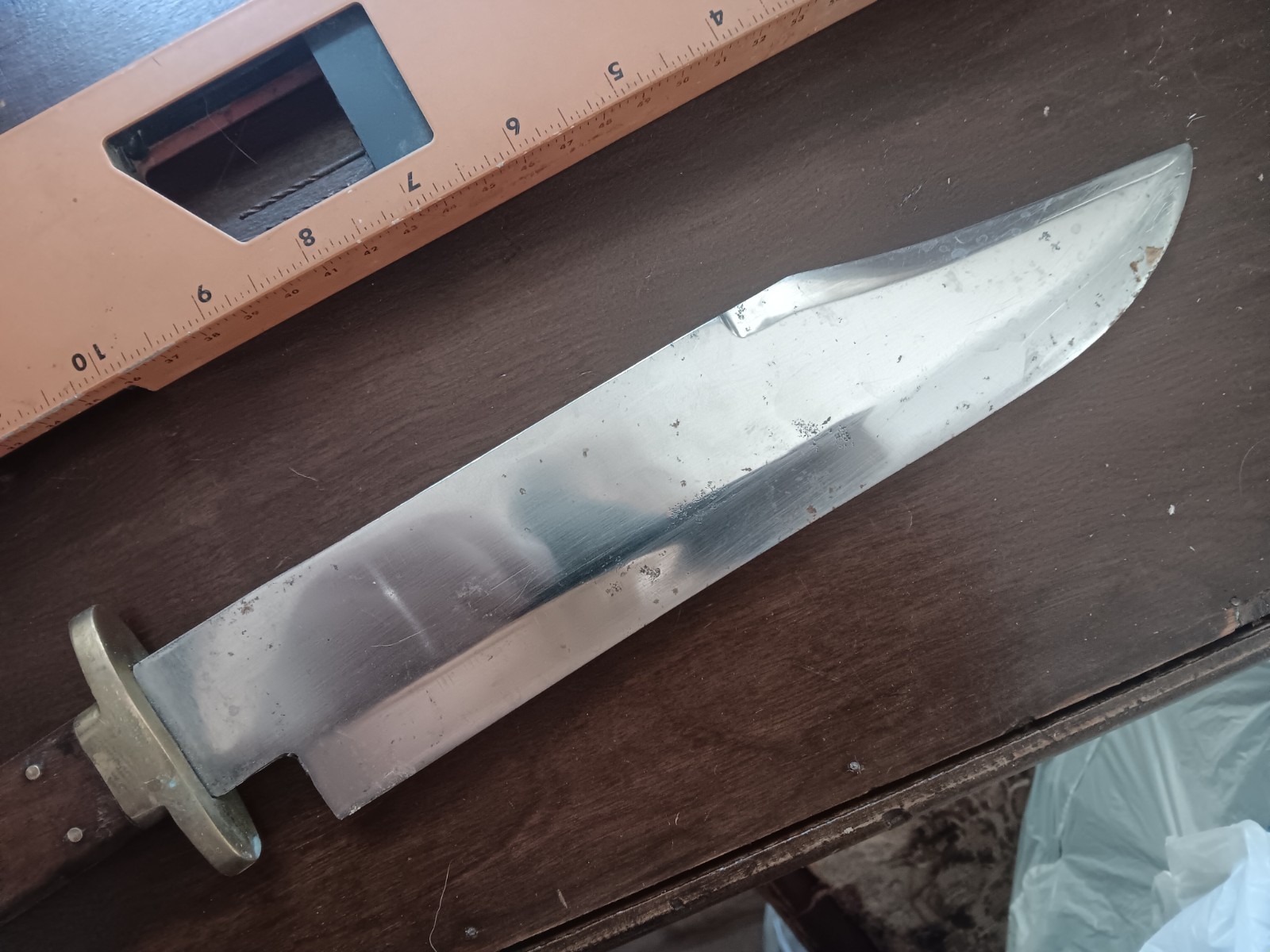 X-Large Bowie Knife Modern Reproduction 16″ OAL Wood Scales