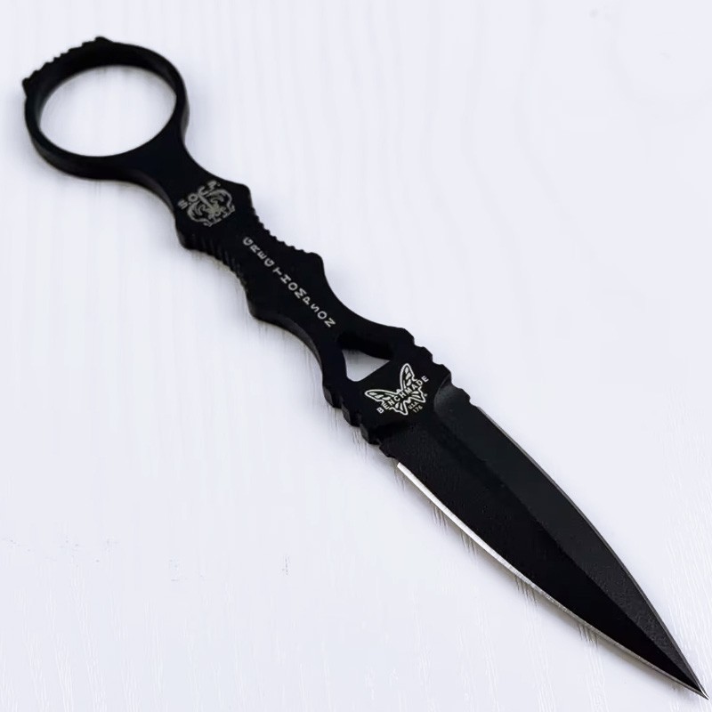 Benchmade SOCP Dagger 176BKSN Sand Sheath 440C Stainless Steel Black Knife