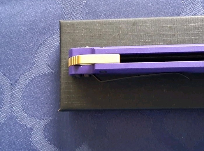 *NEW*🔥 NORTH MOUNTAIN BLADE- Chop 2 Knife w/Black D2 Blade & Purple G10 Handle