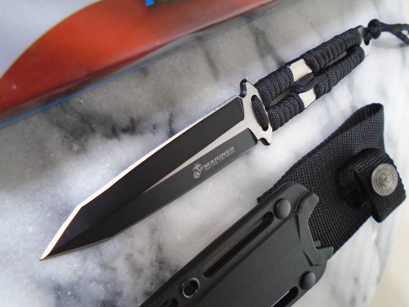 USMC Marines Covert Dual Edge Dagger Knife Full Tang Fixed Blade Shank FIX3012