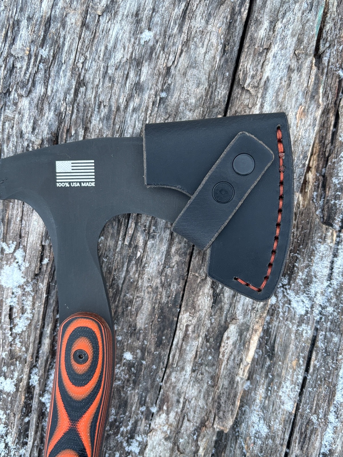 Montana Knife Company Hellgate Hatchet Leather Sheath (Axe NOT Included)