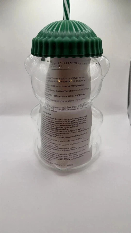 2025 Glass Starbucks Bearista Bear Cold Cup Holiday Limited Edition New