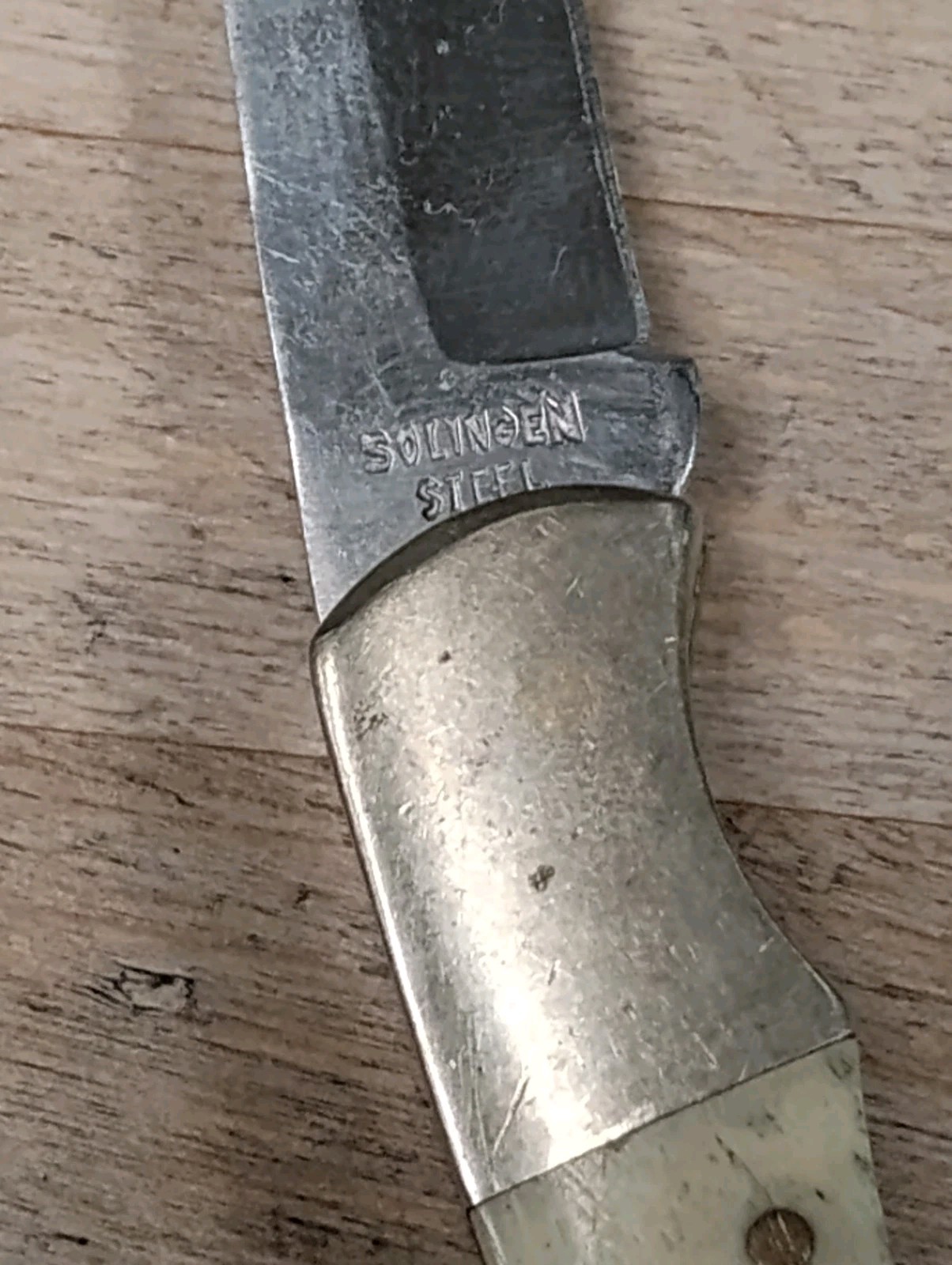 3 Vintage Brass And Wood/Bone With Pretty Nice Blades Lot