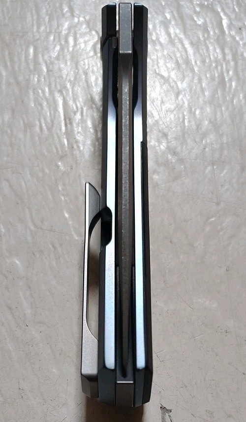 New Vanguard Continuum Framelock 3.4″ M390 SW Drop Point Blue Ti & CF Handle