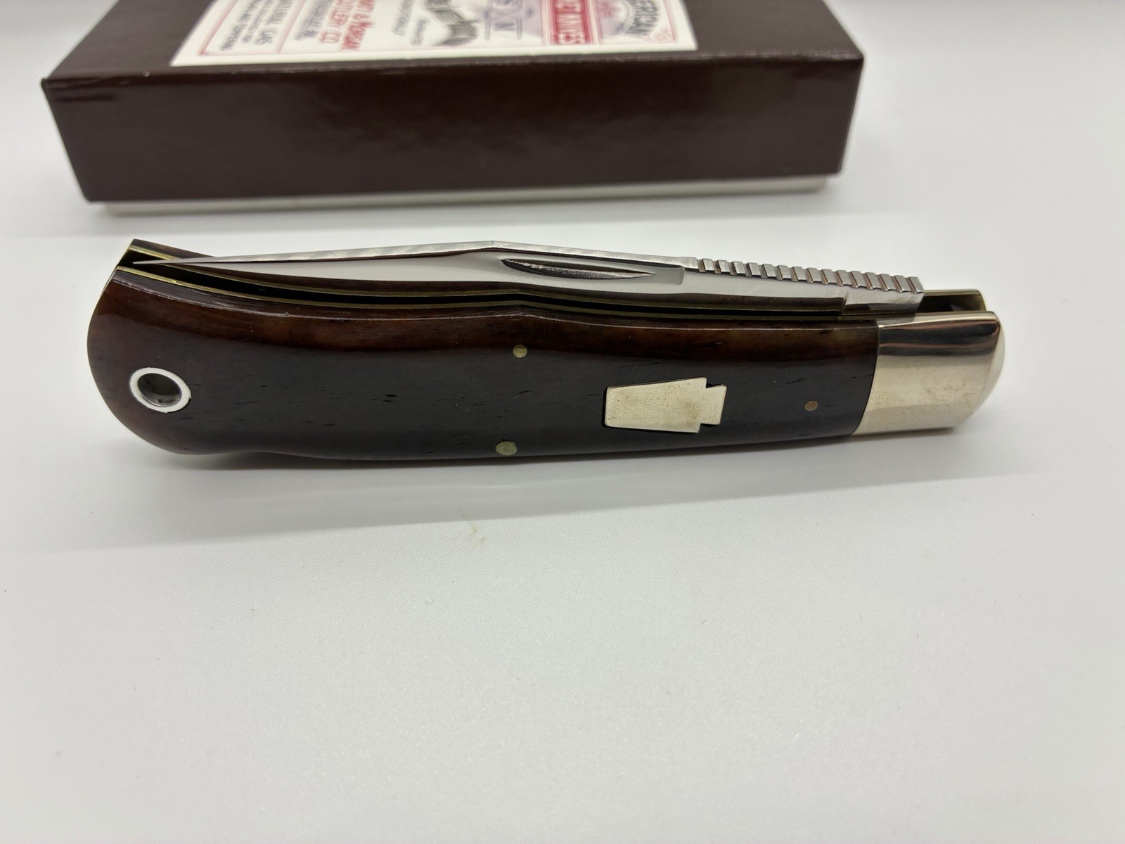 SCHATT & MORGAN 04113L MOUNTAIN MAN LOCKBACK 2005 SMOOTH BONE 1 of 100