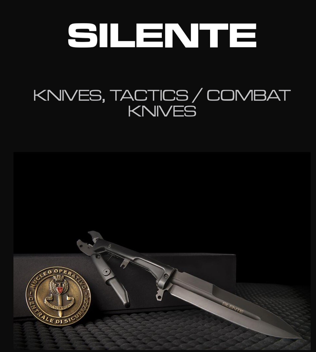 EXTREMA RATIO SILENTE.cut wire-fences, wire-rods, steel cables, 40th Anniversary