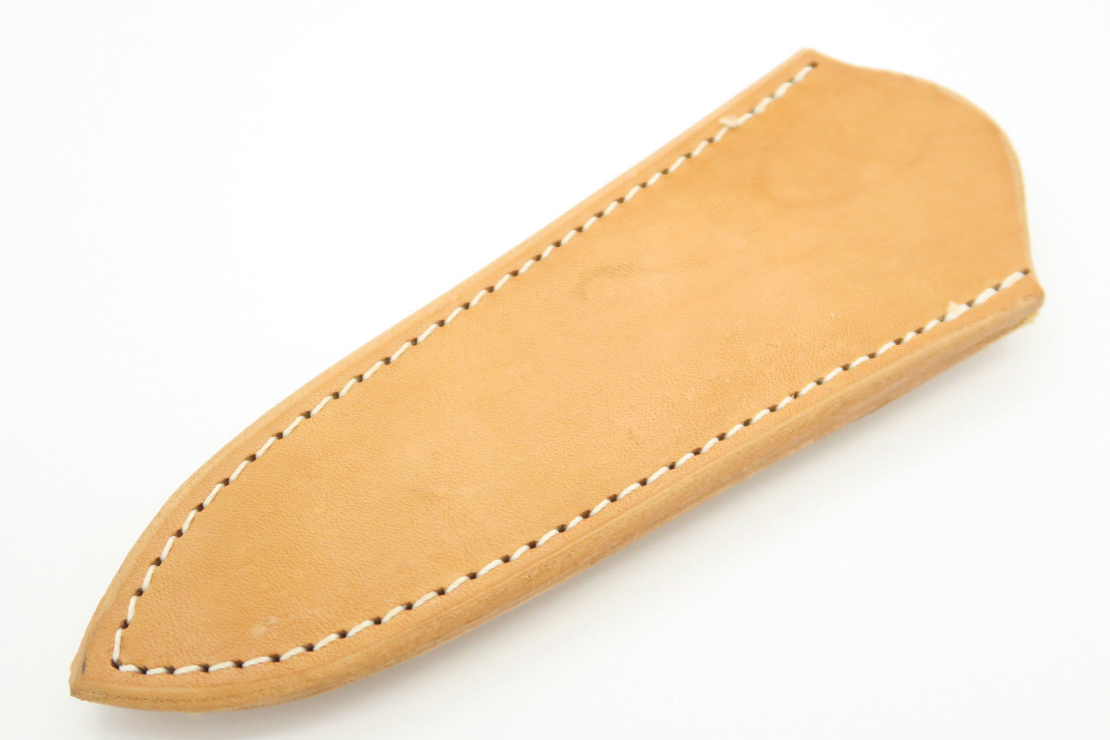 Custom USA Leather Fixed 4″ Blade Dagger Knife Boot Belt Clip Sheath