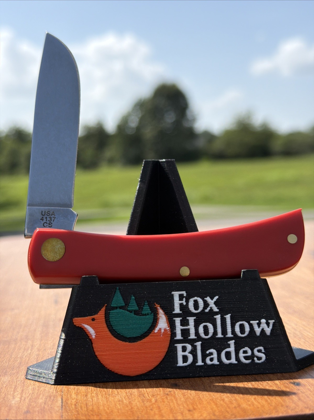 Case XX 2026 American Workman 4137 Carbon Steel Red Sod Buster Jr. Knife