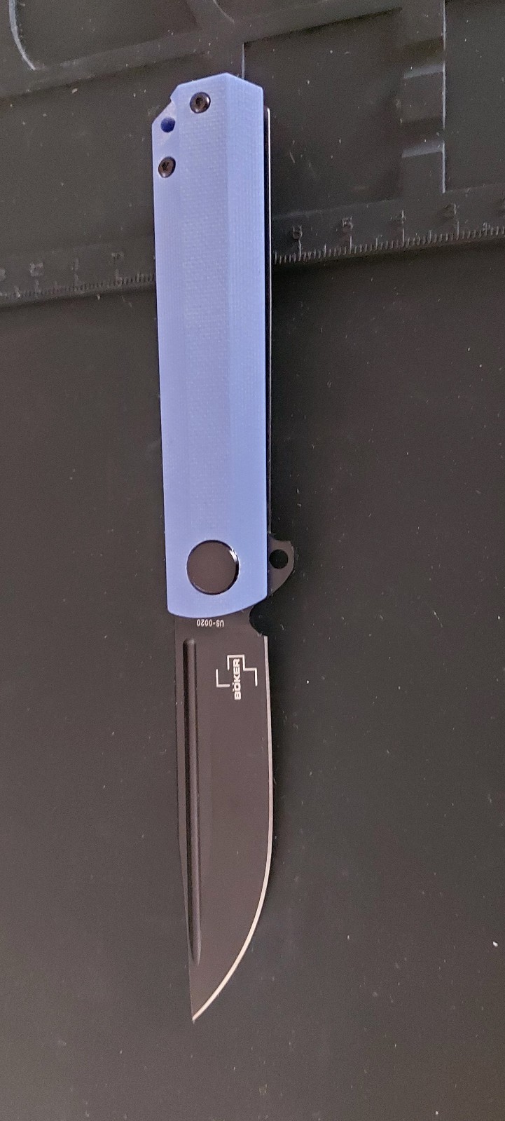 Boker Plus Cataclyst Blue G10/Frame Lock 440c blade