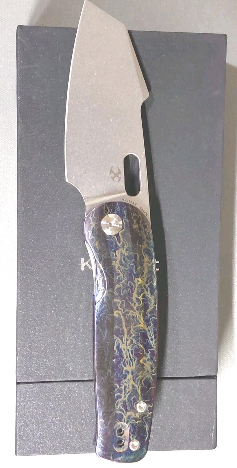 Kansept Orlok Nested Folding Knife 3″ CPM S35VN Steel Blade Titanium Handle