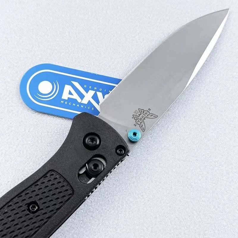 Benchmade Bugout CU535-SS CPM-S30V Drop-Point Black Grivory Handle Folding Knife