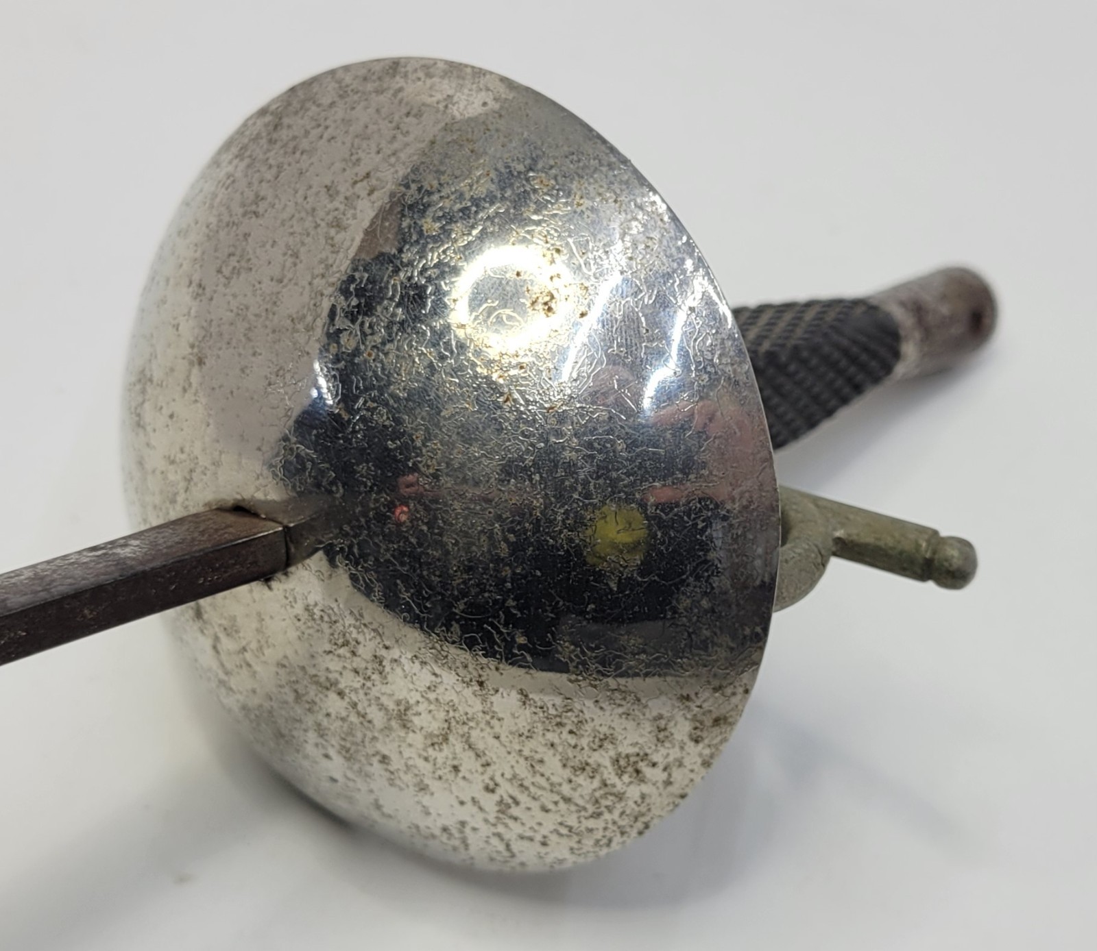 Pair Vintage 1950s Decorative Spanish Toledo 43” Fencing Sword Foil Rapier