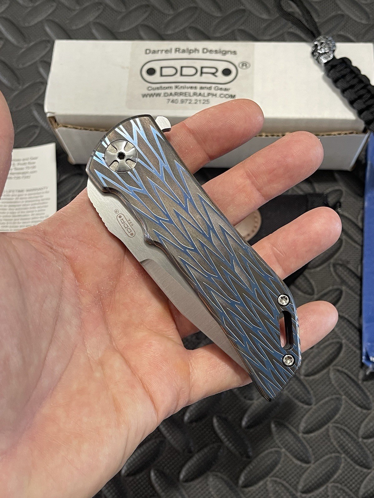 Darrel Ralph Knives – Dominator V4 – Anodized Titanium Scales w/ a S35VN Blade.