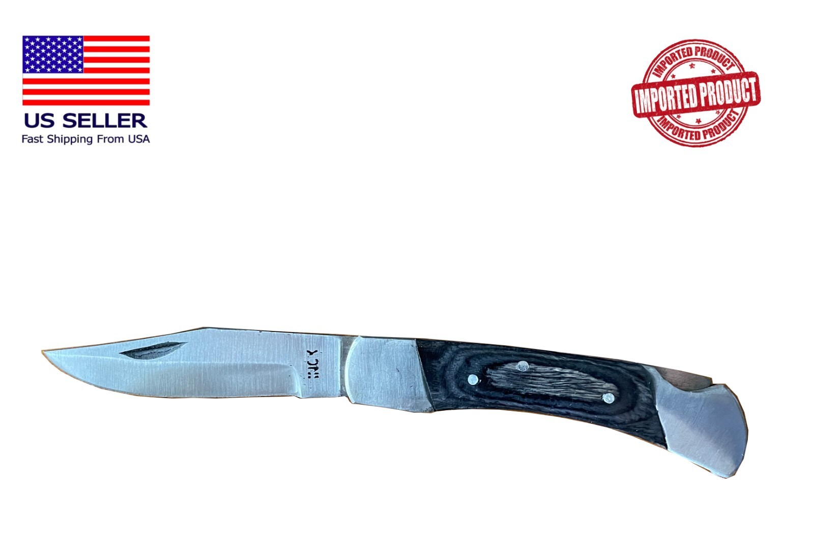 Spanish Navaja pocket knife 2.9″ Wooden Scales – USA Seller