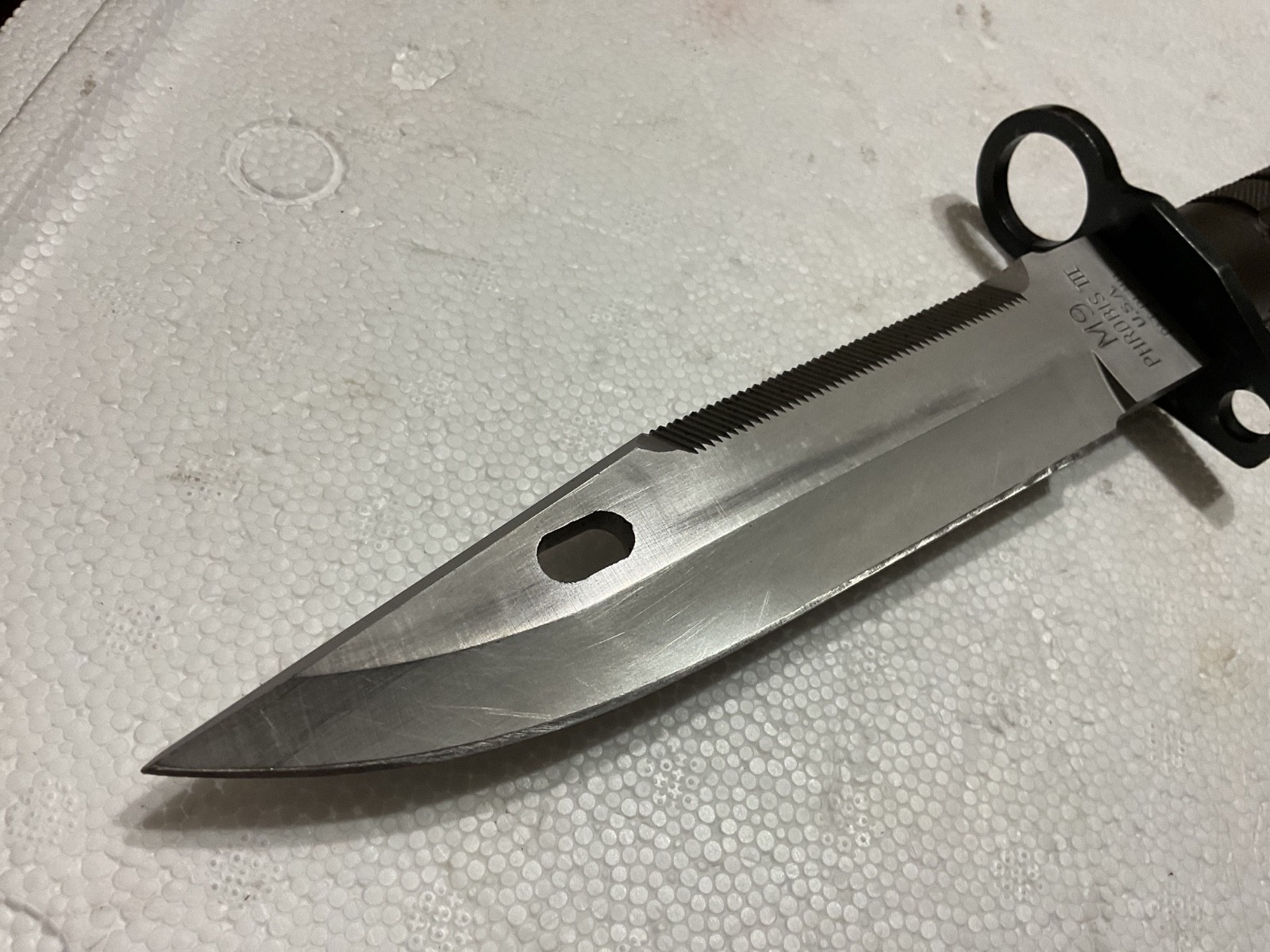 PHROBIS III US M9 Military Fixed Blade with Scabbard Case
