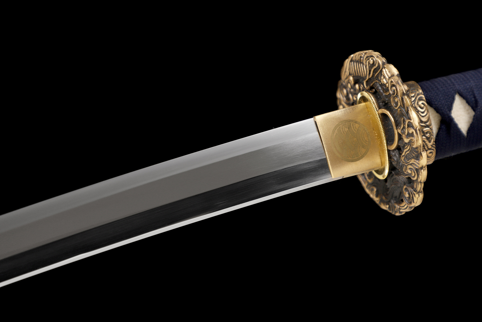 Katana Sword Clay Tempered L6 Steel Suguha Hamon (直刃) Samurai Sword Full Tang