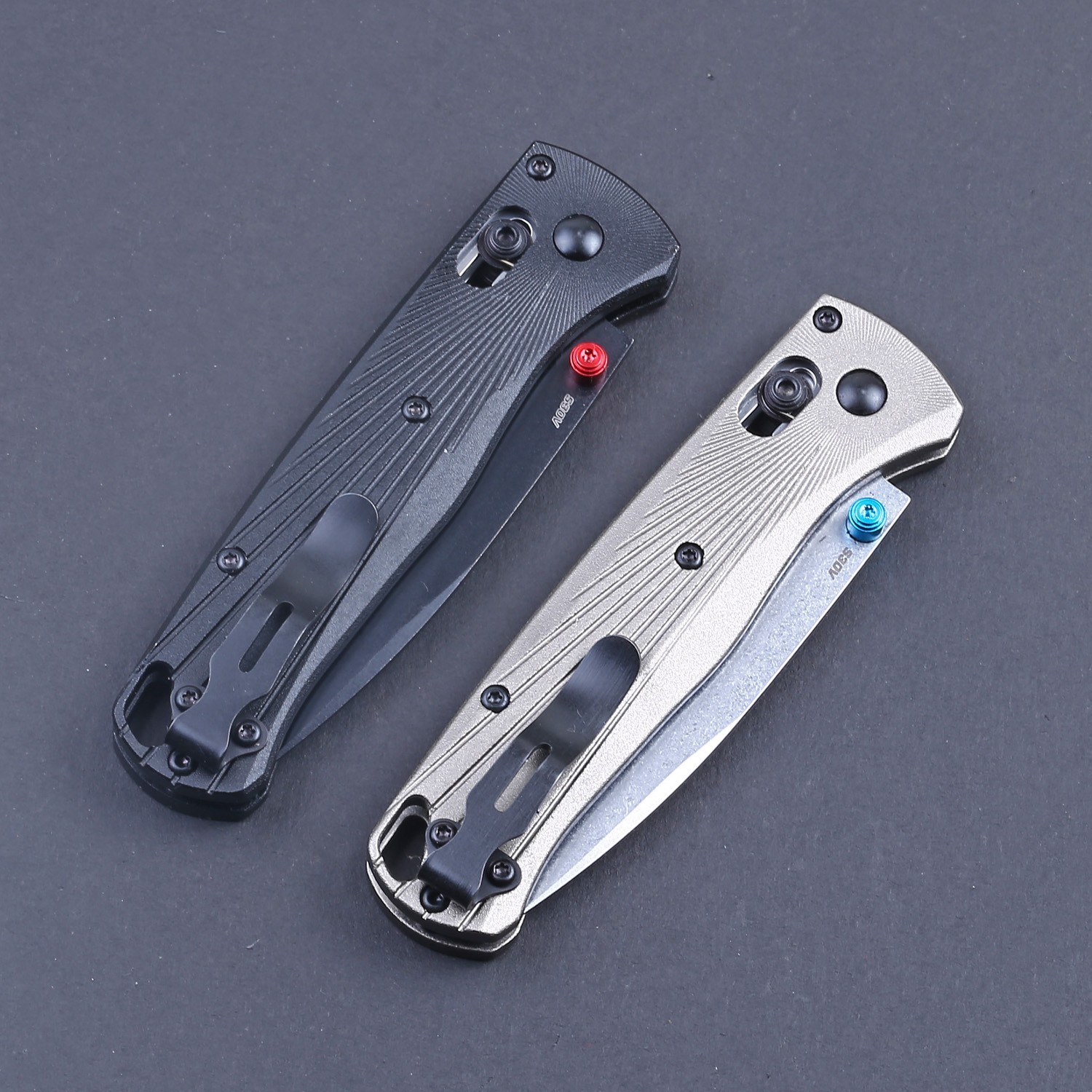 Black Aluminum Handle Light Weight Edc Camping Outdoor Pocket Folding Knife