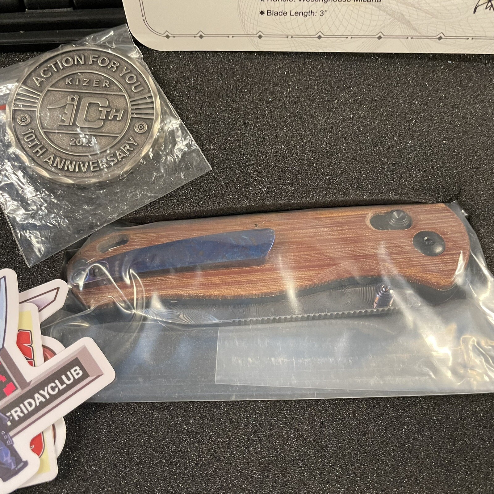 Kizer Drop Bear 10th Anniversary Limited Edition #63 Of 100 Premium Edition