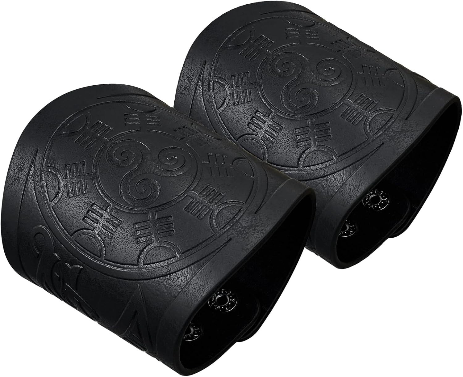 Viking Leather Arm Guards – Adjustable Gauntlet Bracers for Costume Enthusiasts