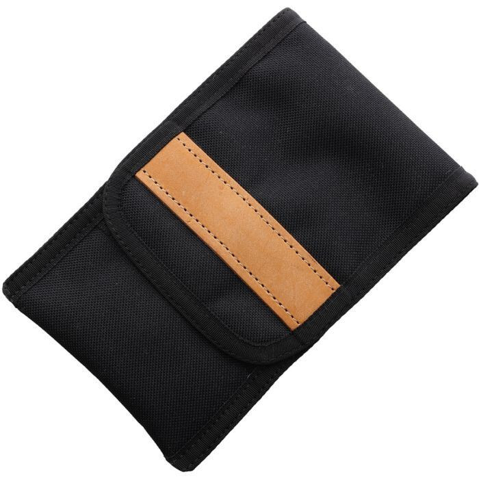 NEW Folding Knife Sheath Double Fits 2 Knives Up to 5.5″ Multi-tool Nylon Black