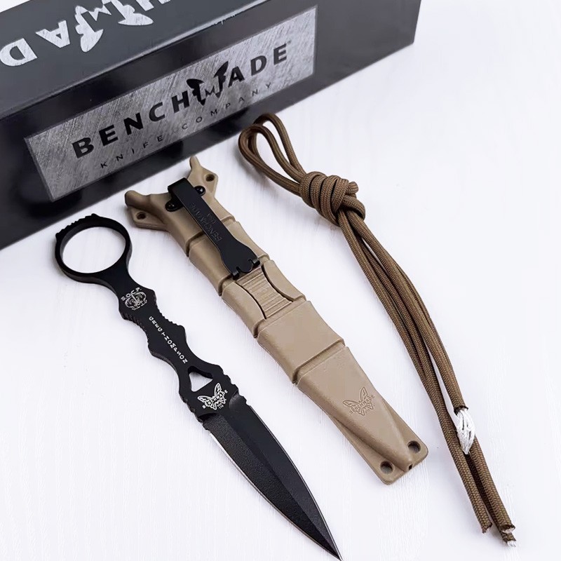 Benchmade SOCP Dagger 176BKSN Sand Sheath 440C Stainless Steel Black Knife