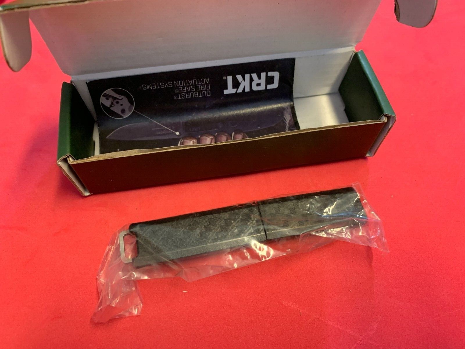 CRKT Scribe Pocket Knife Gents Columbia River EDC Slim Sheath Black New In Box
