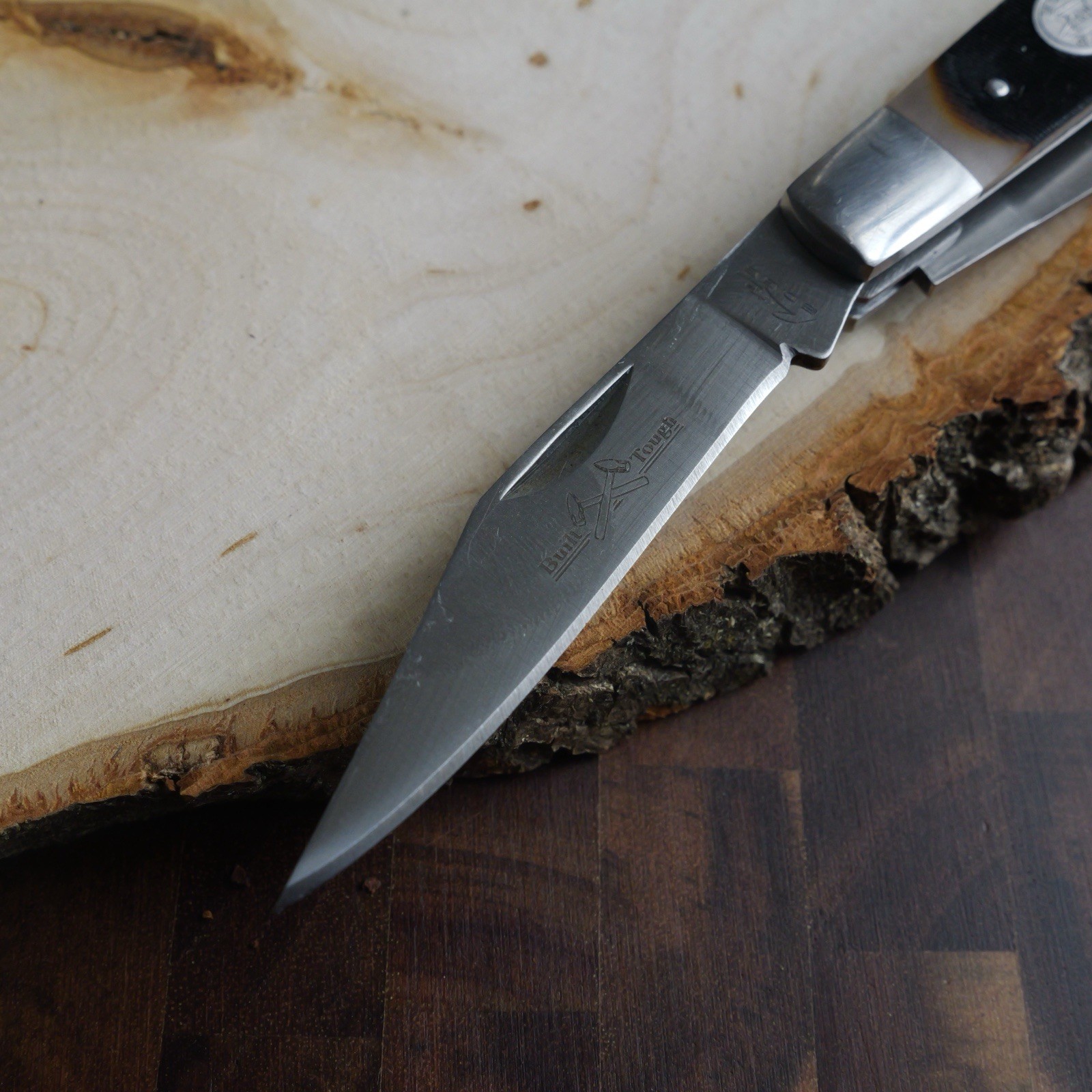 4” Stockman Knife Classic Folding Pocket Knife 3 Blades Sharp Delrin Handle Edc
